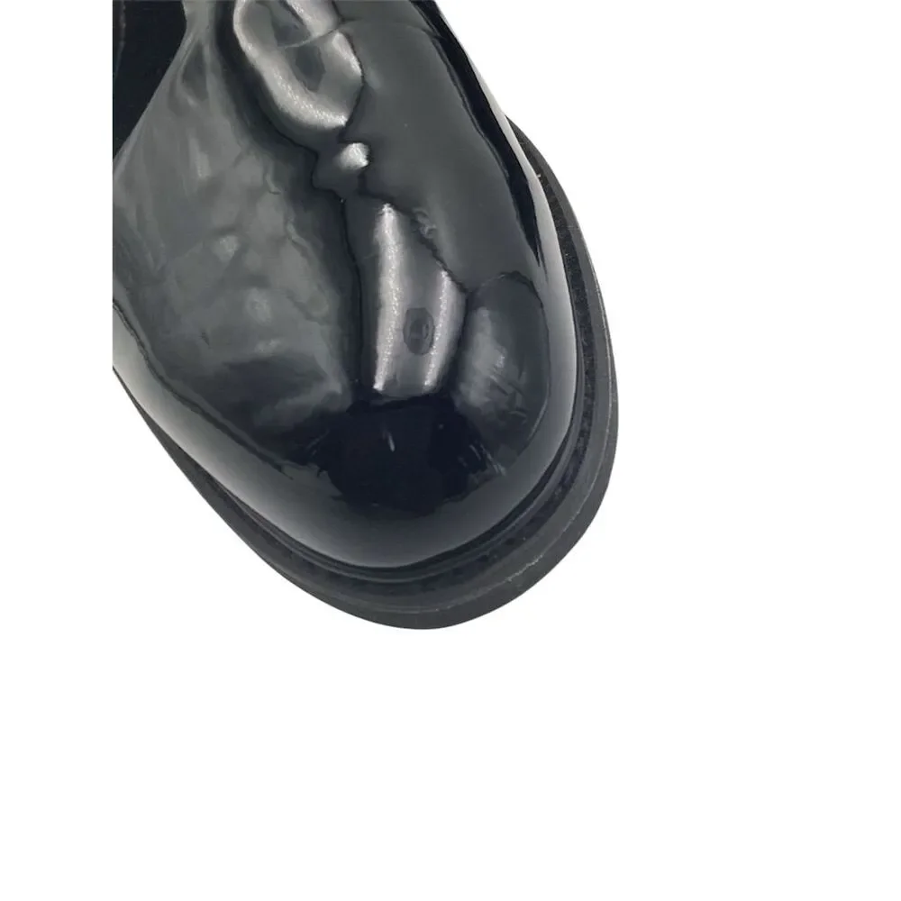 Bates Men's High Gloss Oxford‎ Dress Shoes Black Size 10 D